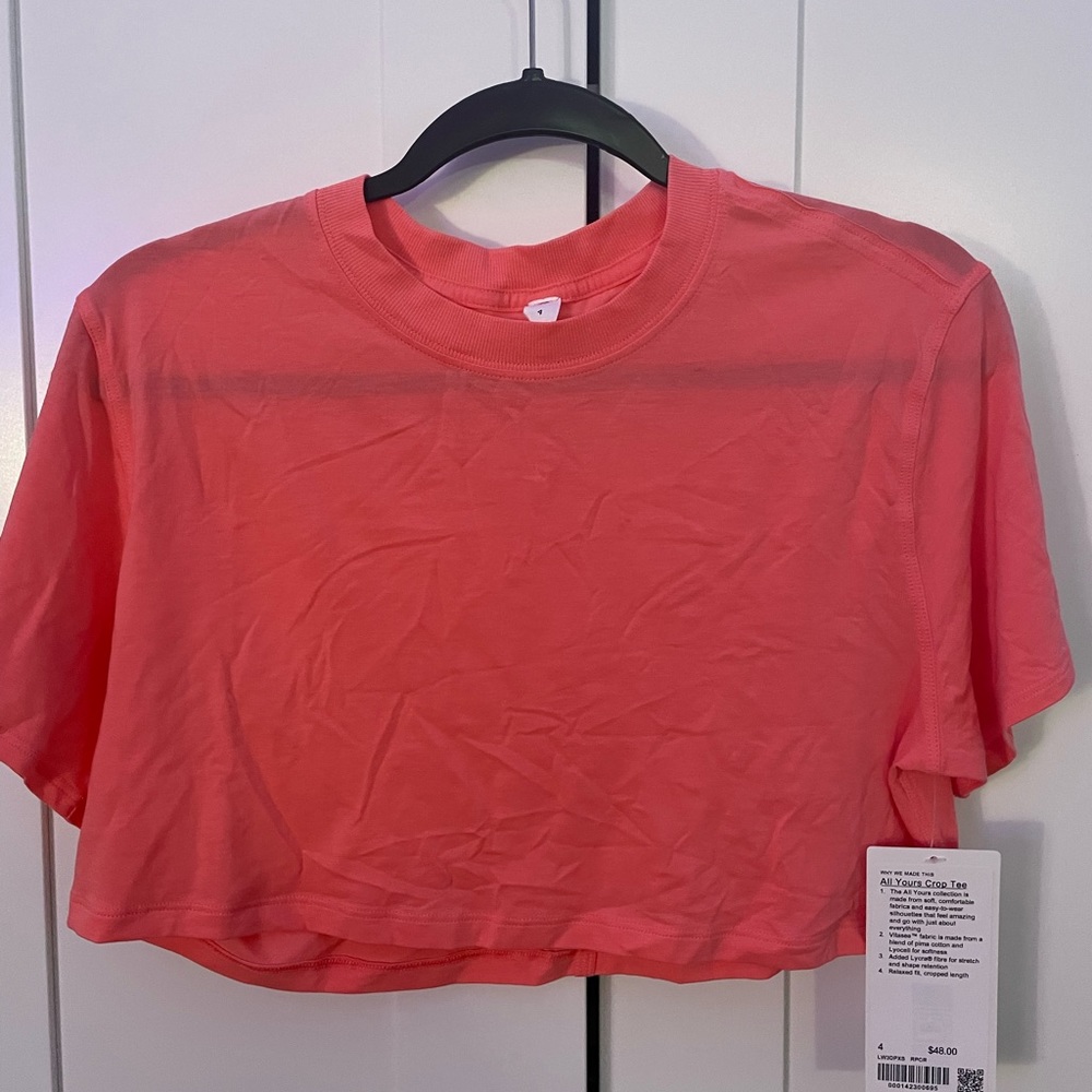 lululemon All Yours Crop Tee